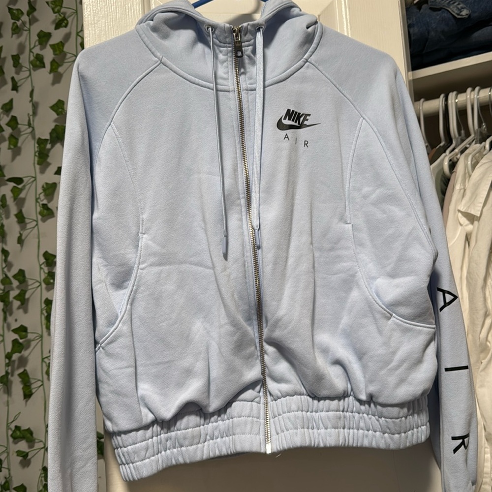 Nike air zip up hoodie, small